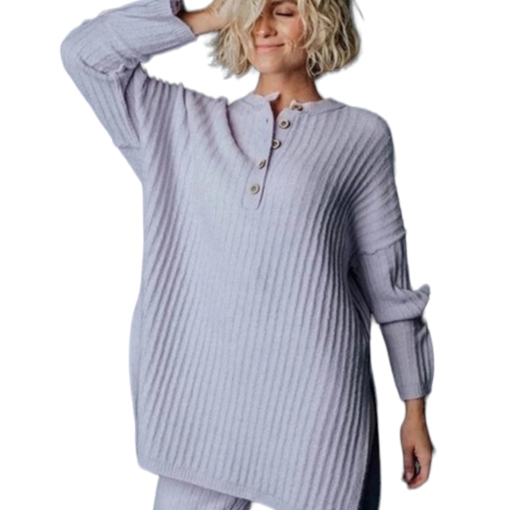 Intimately Free Around The Clock Pullover Ribbed Sweater